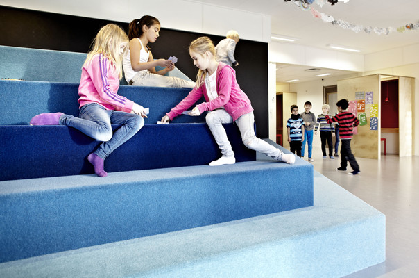 21st century school design by Rosan Bosch Studio, a playful learning environment at Vittra School Brotorp