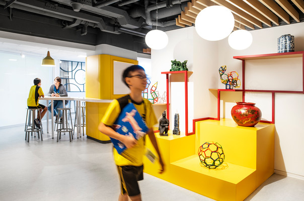 Innovative learning spaces for competencies of self-directed learning at the IB school Western Academy of Beijing, China, by Rosan Bosch Studio